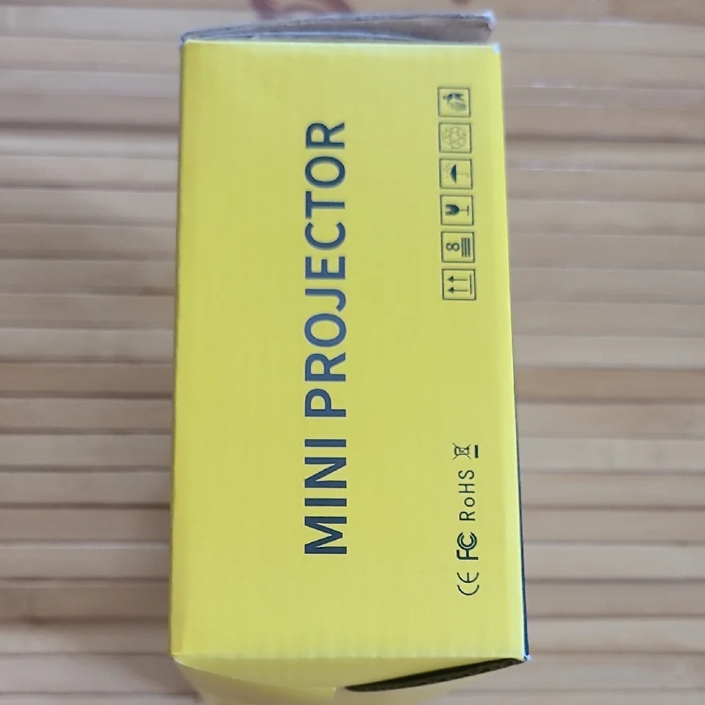 T300 Mini Projector in Yellow and Black
